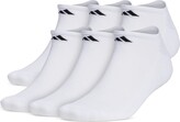 Thumbnail for your product : adidas Men's No-Show Athletic Extended Size Socks, 6 Pack