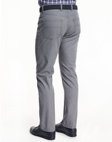 Thumbnail for your product : Ermenegildo Zegna Five-Pocket Slim-Fit Denim Jeans, Light Gray
