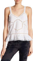Thumbnail for your product : Zadig & Voltaire Camil Lace Trim Tank