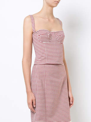 Brock Collection gingham bustier