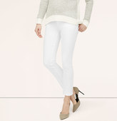 Thumbnail for your product : LOFT Modern Cuffed Cropped Jeans in White