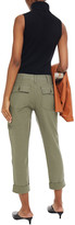 Thumbnail for your product : Frame Cropped Cotton Tapered Pants