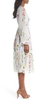 Thumbnail for your product : Chelsea28 Sheer Embroidered Midi Dress