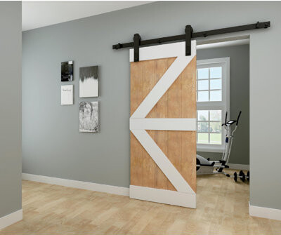 Miseno Standard Single Single Door Barn Door Hardware Kit