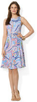 Thumbnail for your product : Lauren Ralph Lauren Paisley Boatneck Dress