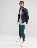 Thumbnail for your product : ASOS Skinny Cropped Retro Track Joggers