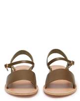Thumbnail for your product : Ancient Greek Sandals Kaliroi Leather Sandals - Womens - Khaki