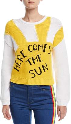 Alice + Olivia Leena Here Comes the Sun Knit Sweater