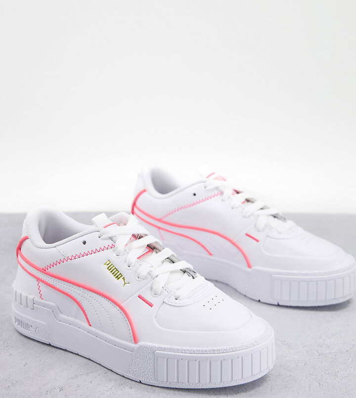 pink neon trainers
