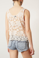 Thumbnail for your product : Topshop Scallop Lace Vest