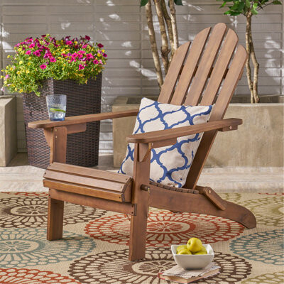Highland Dunes Hollywood Foldable Adirondack Chair