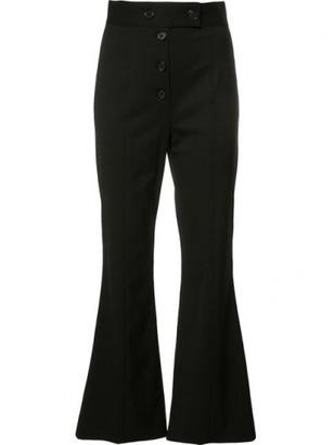 Proenza Schouler flared cropped trousers