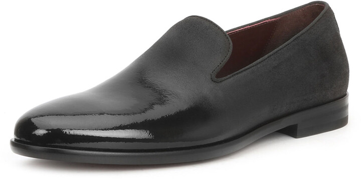 bruno magli velvet loafers