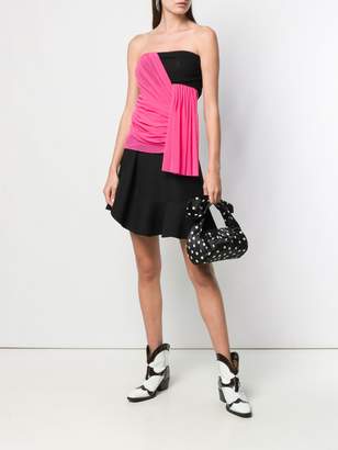 MSGM draped bustier top