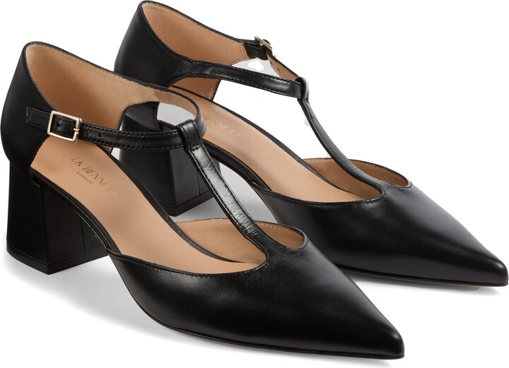 LK Bennett Mikayla T-Strap Pointed Toe Pump