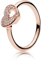 Thumbnail for your product : Pandora Shimmering Puzzle Heart Frame Ring