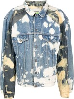 Thumbnail for your product : Liam Hodges Tie-Dye Panelled Denim Jacket