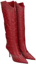 Thumbnail for your product : Jimmy Choo Brelan 85 High Heels Boots In Red Leather