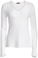 Thumbnail for your product : St. John Luxe Links Texture Knit V-Neck Sweater