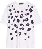 Thumbnail for your product : Markus Lupfer Embellished Embroidered Cotton-Jersey T-Shirt