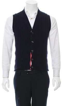 Thom Browne Cashmere Cable-Knit Vest