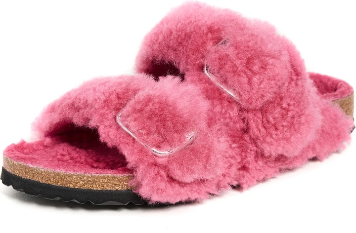 Birkenstock Arizona Teddy Shearling Sandals - ShopStyle