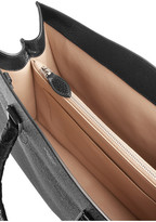 Thumbnail for your product : Rochas Saint Glossed Textured-Leather Tote