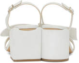 Thumbnail for your product : Jacquemus White Les Rond Carre Sandals