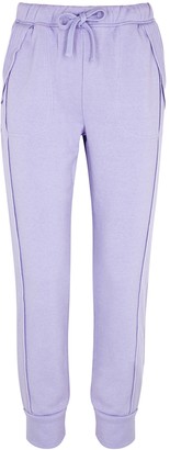 FREE PEOPLE MOVEMENT Work It Out Lilac Cotton-blend Sweatpants