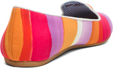 Thumbnail for your product : Charles Philip Shanghai Lizzette Satin Flats in Orange Shades