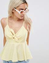 Thumbnail for your product : Vero Moda Petite Western Gingham Cami Top