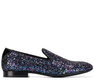 Jimmy Choo Thame glitter slippers