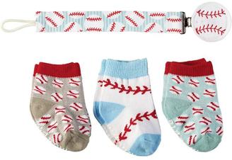 Mud Pie Baseball Sock Set