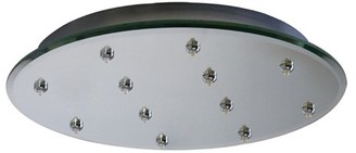 W.A.C. Lighting 12-Point Quick Connect Glass Mirror Canopy