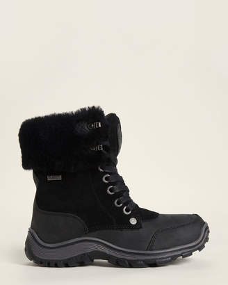 Pajar Black Abbie Sheepskin-Lined Waterproof Boots