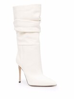 Thumbnail for your product : Paris Texas Gathered Leather Mid-Calf Boots