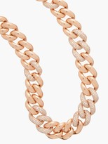 Thumbnail for your product : Shay Diamond & 18kt Rose-gold Curb-chain Choker - Rose Gold