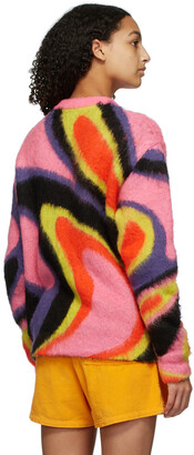 AGR SSENSE Exclusive Pink Mohair Sweater