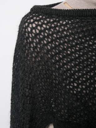 Chalayan overlay knit top