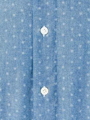 Eleventy pin dot pattern shirt