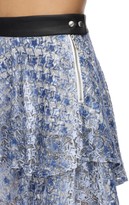 Thumbnail for your product : Zadig & Voltaire Printed Velour Miniskirt