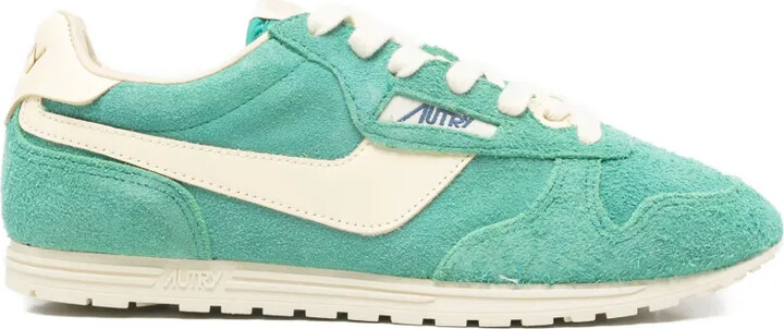 AUTRY Windspin suede panelled sneakers