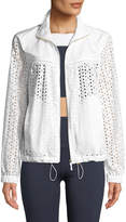 Thumbnail for your product : Kate Spade Zip-Front Eyelet Anorak Jacket