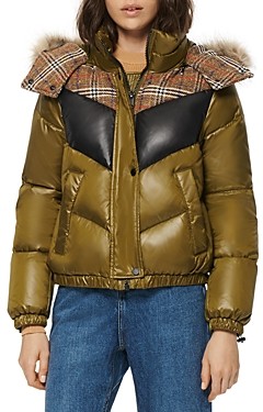 marc new york faux leather puffer