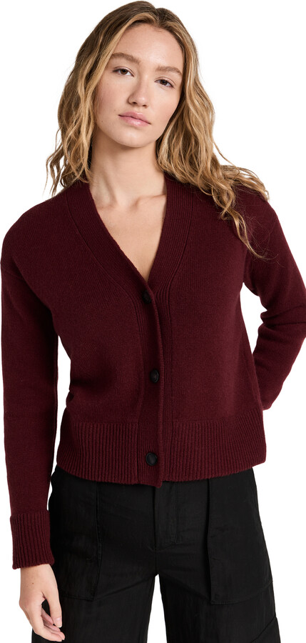 Wine Cardigan Sweater | ShopStyle