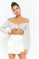 Thumbnail for your product : Forever 21 Wrap-Front Mini Skirt