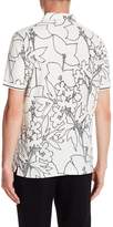 Thumbnail for your product : Perry Ellis Floral Knit Polo Shirt
