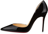 Thumbnail for your product : Christian Louboutin Iriza Patent Open-Side Red Sole Pump, Black