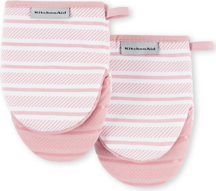 KitchenAid Albany Mini Oven Mitt 2-Pack Set, 5.5" x 8"