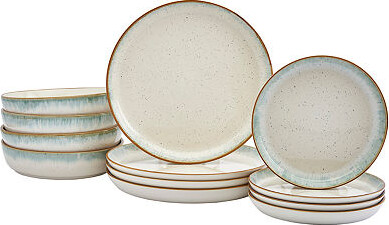 Tabletops Unlimited Hanover Sea 12-pc. Stoneware Dinnerware Set